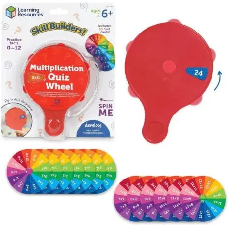 Set activitati educative - rotita cu tabla inmultirii