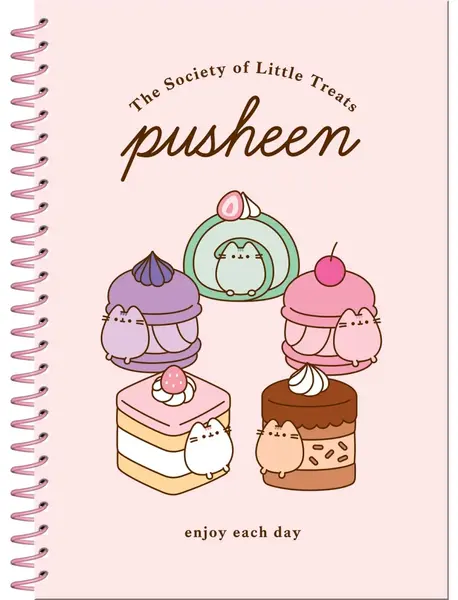 Set agenda cu stickere Pyramid Animation: Pusheen - The Society Of Little Treats, format A5