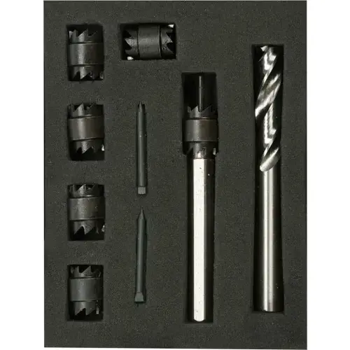 Set alezaj pentru puncte de sudura YATO YT-28920, 9 piese
