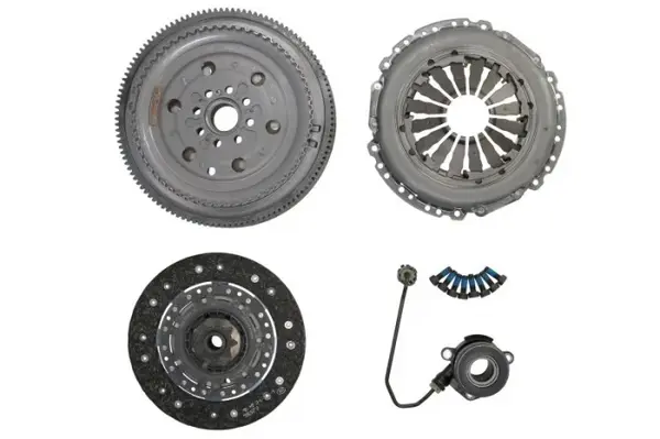Set ambreiaj (cu volanta si rulment hidraulic) (cu cilindru sclav ambreiaj central; suruburi setate) potrivit ALFA ROMEO MITO; FIAT GRANDE PUNTO 1.3D 10.05-02.12