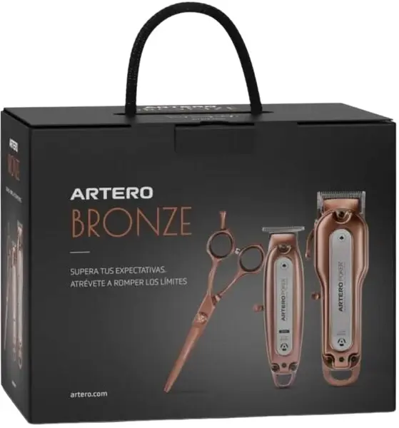 Set Artero - Essential Bronze, foarfece, mașină de tuns și mașină de tuns