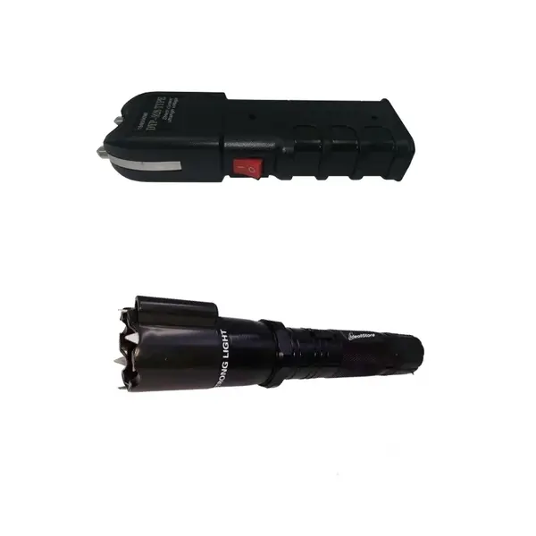 Set autoaparare DEPOX , electrosoc cu laser, lanterna si electrosoc multifunctional 928 ,negru