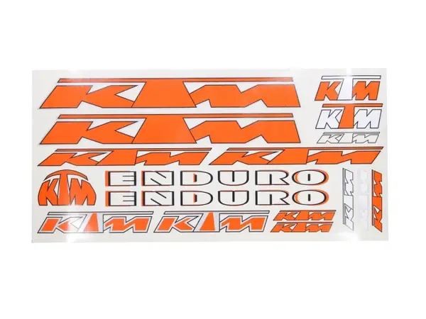 Set autocolante KTM, culoare portocaliu