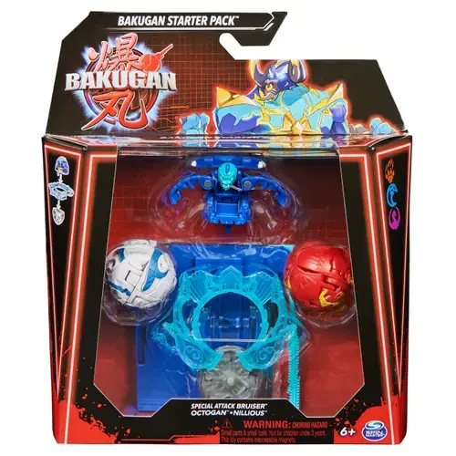Set Bakugan Starter Pack - Bruiser, Octogan si Nillious