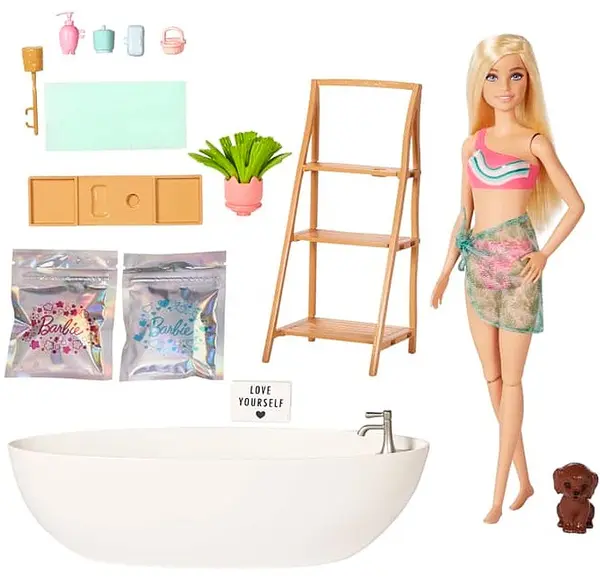Set Barbie - Păpușă cu cadă