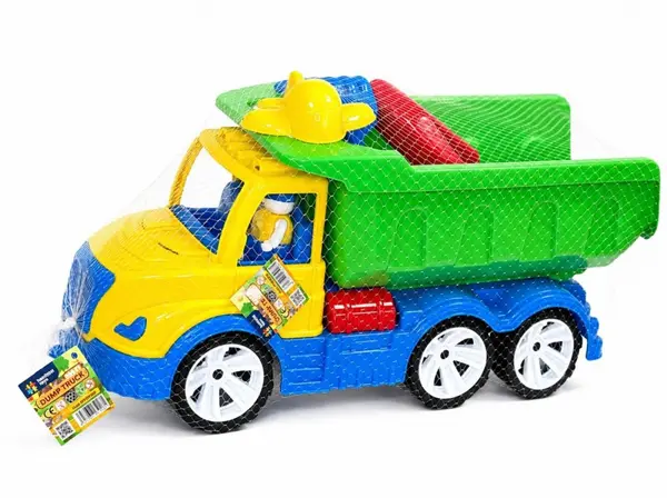 Set basculanta verde Mati cu accesorii pentru nisip