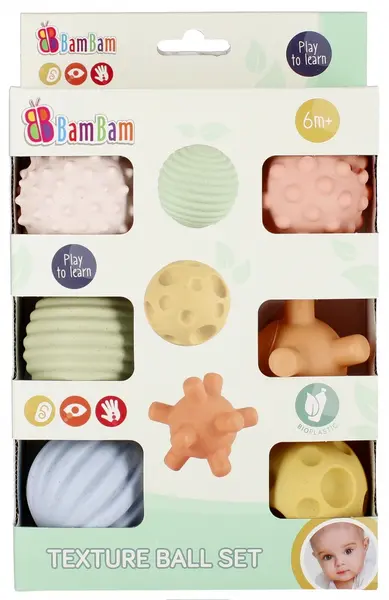 Set bile senzoriale, BamBam, 6 buc