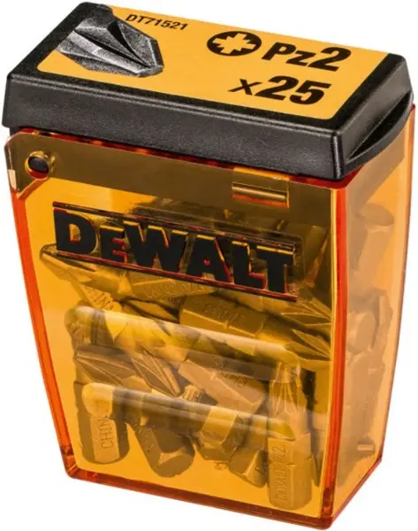 Set biți DeWALT - DT71521, PZ2-25 mm, 25 buc