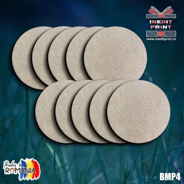 Set blank forma rotunda BMP4 (10 buc) 5cm
