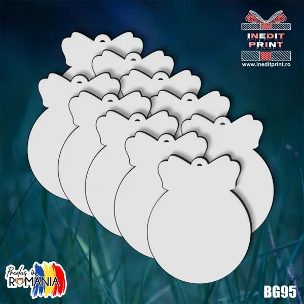 Set blank globuri BG95 (10 buc) 8cm