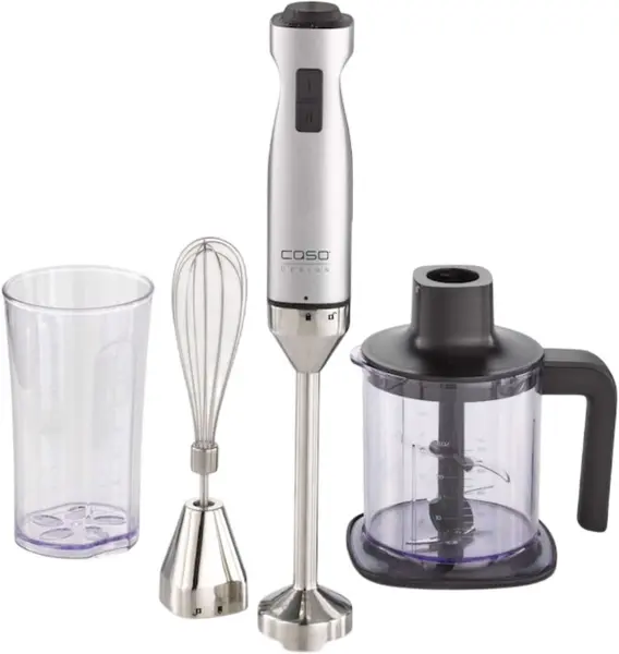 Set blender cu vase Caso – 3603 HB 1000, 1000W, inox/negru