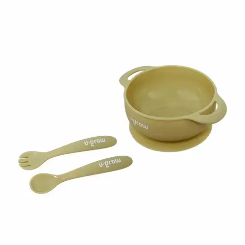 Set bol si lingurita silicon U-Grow UG-SET11OV