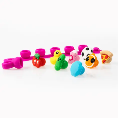 Set Bratara si inel cu talismane pop-it Plip Charms