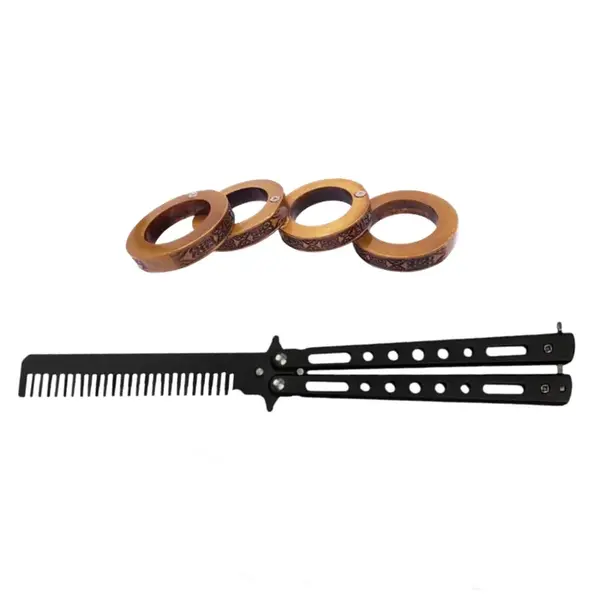 Set Briceag Fluture + Rozeta extensibila , DEPOX , otel inoxidabil
