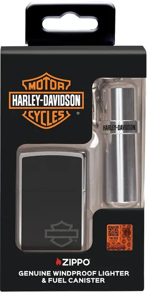 Set brichetă Zippo Harley-Davidson - Cu tub pentru combustibil
