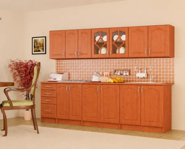 Set Bucatarie Olea Mebel Mdf Calvados 260x60x200 cm
