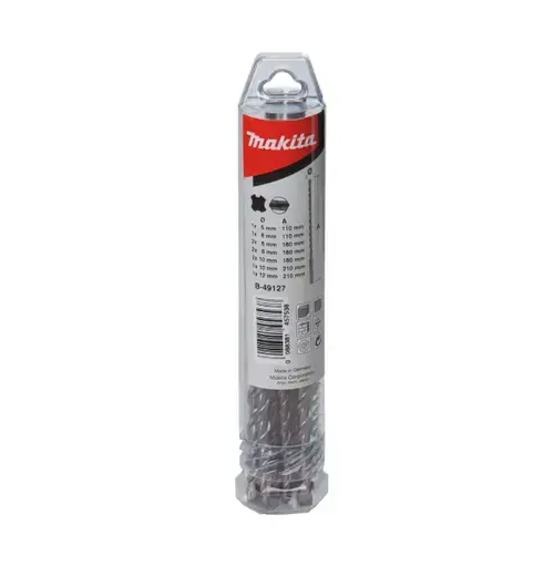 Set burghie Makita B-49127, SDS-PLUS, V-PLUS, 10 piese