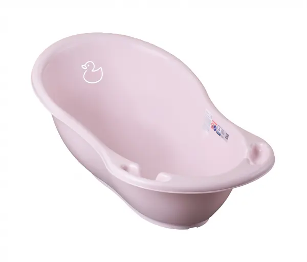 Set Cadita 102 cm cu suport metalic Duck Roz