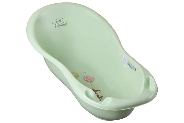 Set cadita 86 cm cu senzor de temperatura si suport anatomic Forest Verde