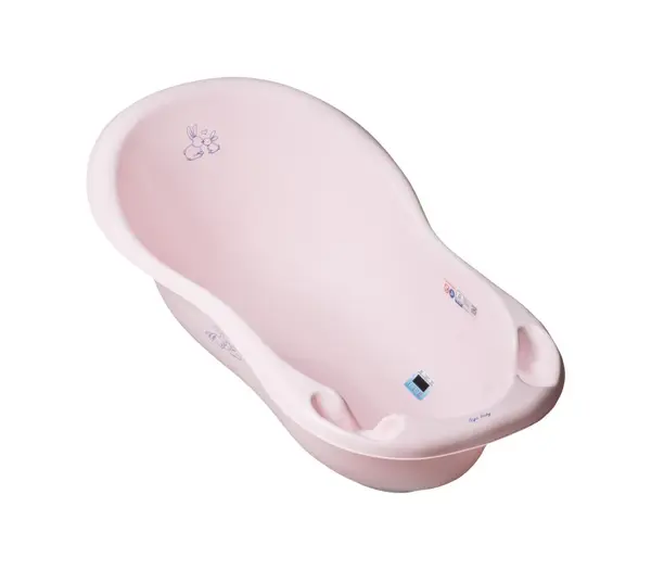 Set Cadita cu suport metalic Little Bunnies 102cm Roz