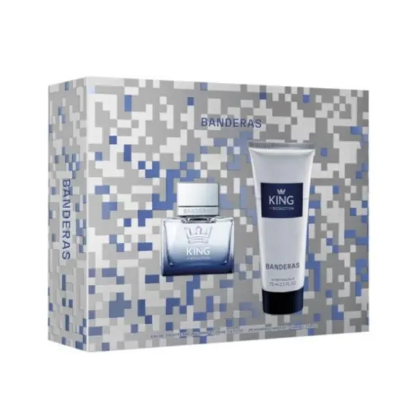 Set Cadou Antonio Banderas King of Seduction Absolute, Barbati, Apa de Toaleta 50 ml si After Shave Balsam 75 ml