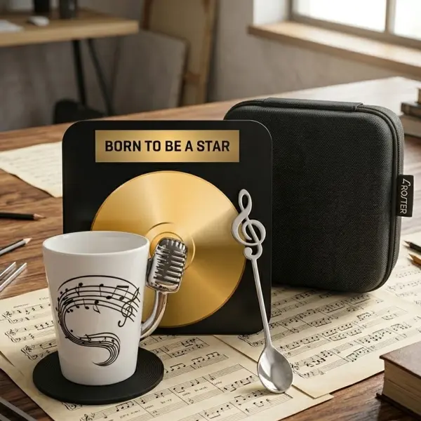 Set Cadou Born to be a Star , pentru Muzicieni si Pasionati de Muzica