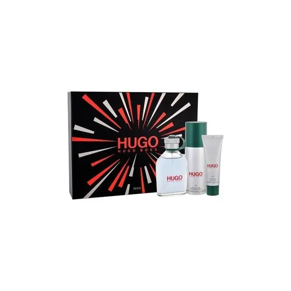 Set cadou Hugo Boss Hugo pentru barbati Volum EDT 125 ml + stick de 75 gr + gel de duș 50 ml