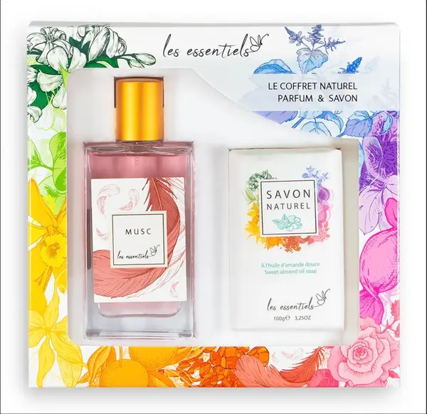 Set cadou, L'Office des Parfums, Musc, apă de parfum 80ml + sapun - Original Franta