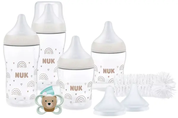 Set cadou NUK Perfect Match - TC, РР, 0 luni+, 8 piese, curcubeu