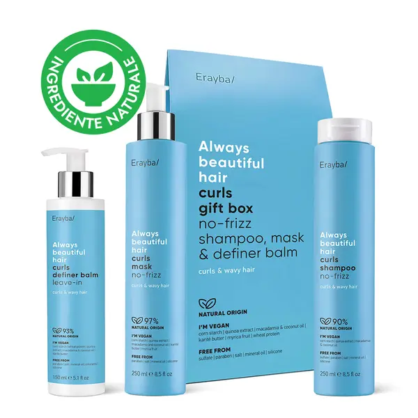 Set Cadou pentru Definirea și Hidratarea Buclelor Erayba Curls G