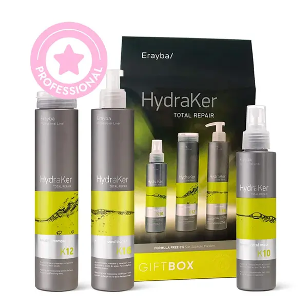 Set Cadou pentru Repararea și Hidratarea Părului Erayba HydraKe