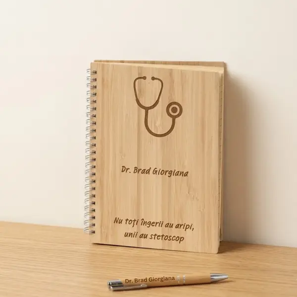 Set Caiet si pix personalizat - Doctor