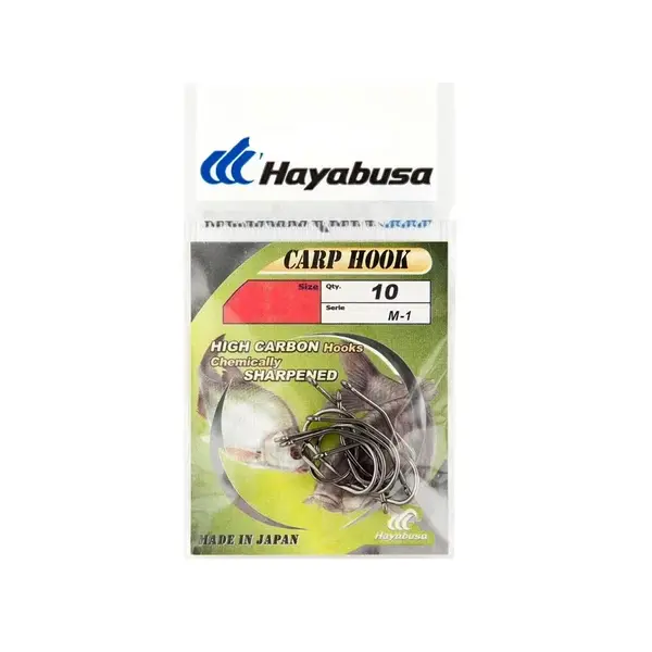 Set carlige pescuit crap Hayabusa M-1