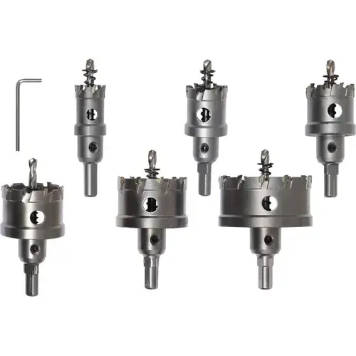 Set carote YATO YT-44077, TCT pentru metal, 6 buc.