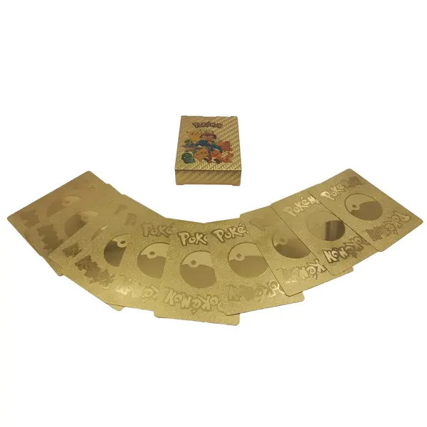 Set cartonase Pokemon DEPOX , GTX, editie de colectie, 55 bucati, argintii