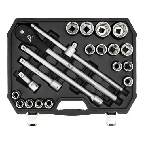 Set chei 3/4inch, 21 elemente, Yato YT-13351, CrV 50BV3024