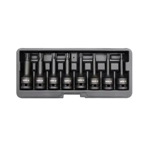 Set chei de impact, Yato YT-1068, Ribe RM5-RM13, 1/2inch, Cr-Mo