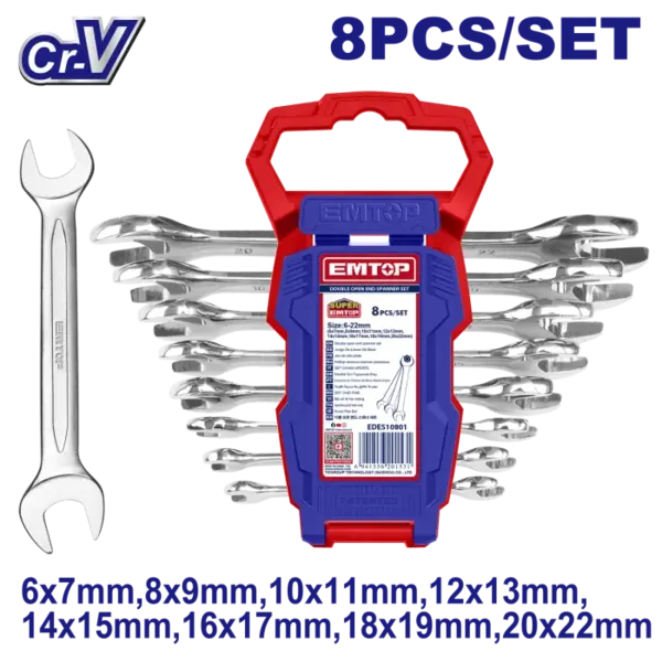 Set chei fixe-combinate ,dublu deschise, 8 buc - EDES10801, EMTOP