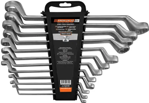 Set chei inelare Premium HD - 37595, 12 buc, 6-32 mm