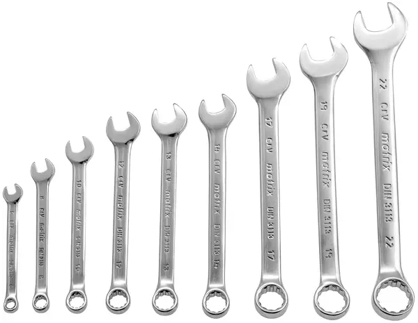 Set chei MTX - 9 bucăți, 6-22 mm, lustruite