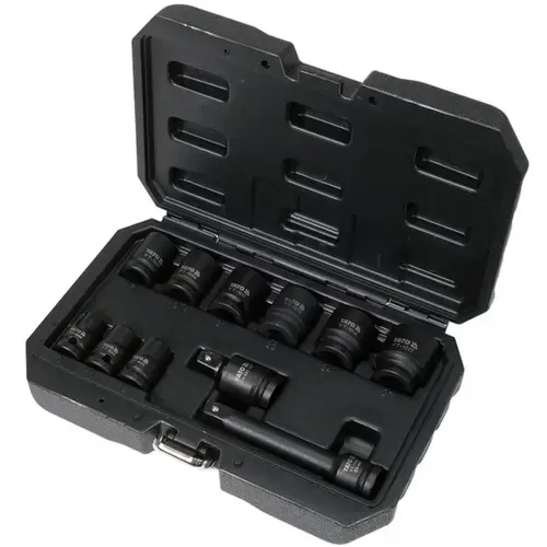 Set chei tubulare impact 1/2'', 11 piese Yato YT-10255