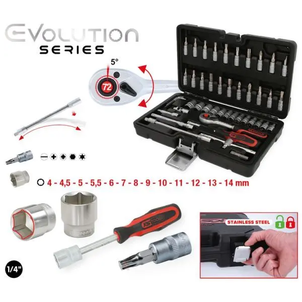 Set chei tubulare KSTOOLS 917.0648