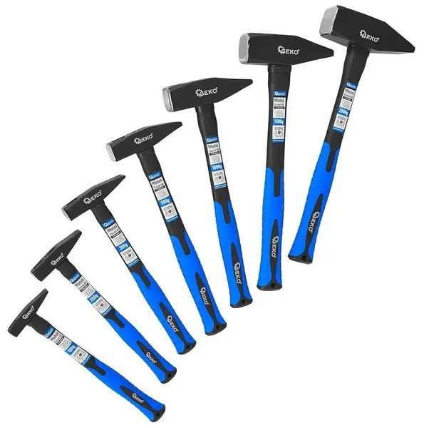 Set ciocane de lacătar Geko - 7 bucăți, fibră de sticlă