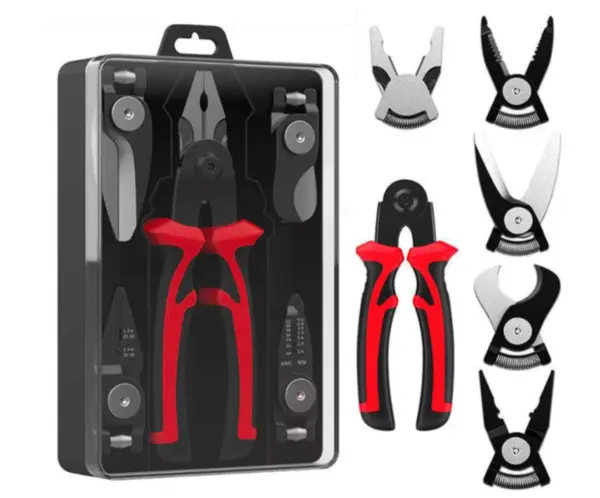 Set cleste multifunctionala 5 capete interschimbabile utilizare profesionala
