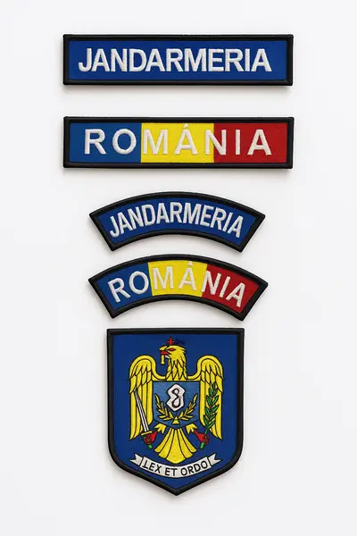 Set Complet 5 Embleme Brodate Jandarmerie - Default Title