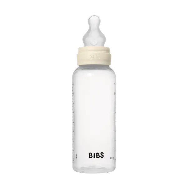 Set complet biberon anticolici Bibs 270 ml Silicon Ivory