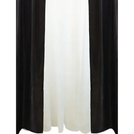 Set complet pentru fereastra DRAPERIE SOFT V12 PERDEA 2008 ALB -MARO