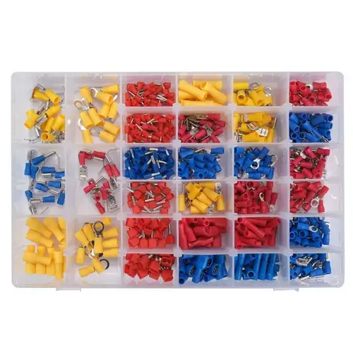 Set conectori izolati Yato YT-068913, din alama si pvc, pentru cabluri electrice