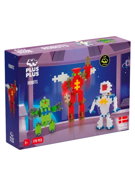 Set constructie Plus-Plus, 170 piese, Roboti