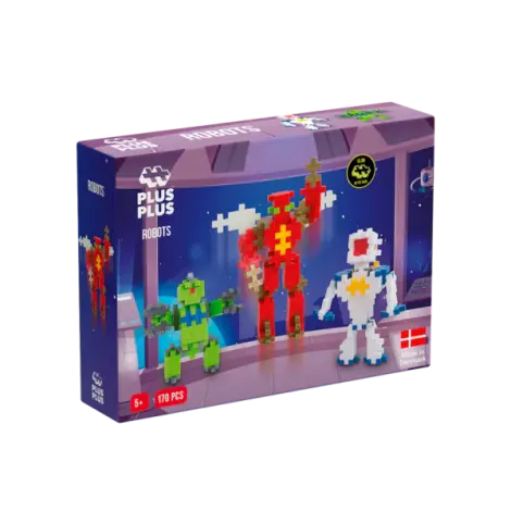 Set constructie Plus-Plus, 170 piese, Roboti